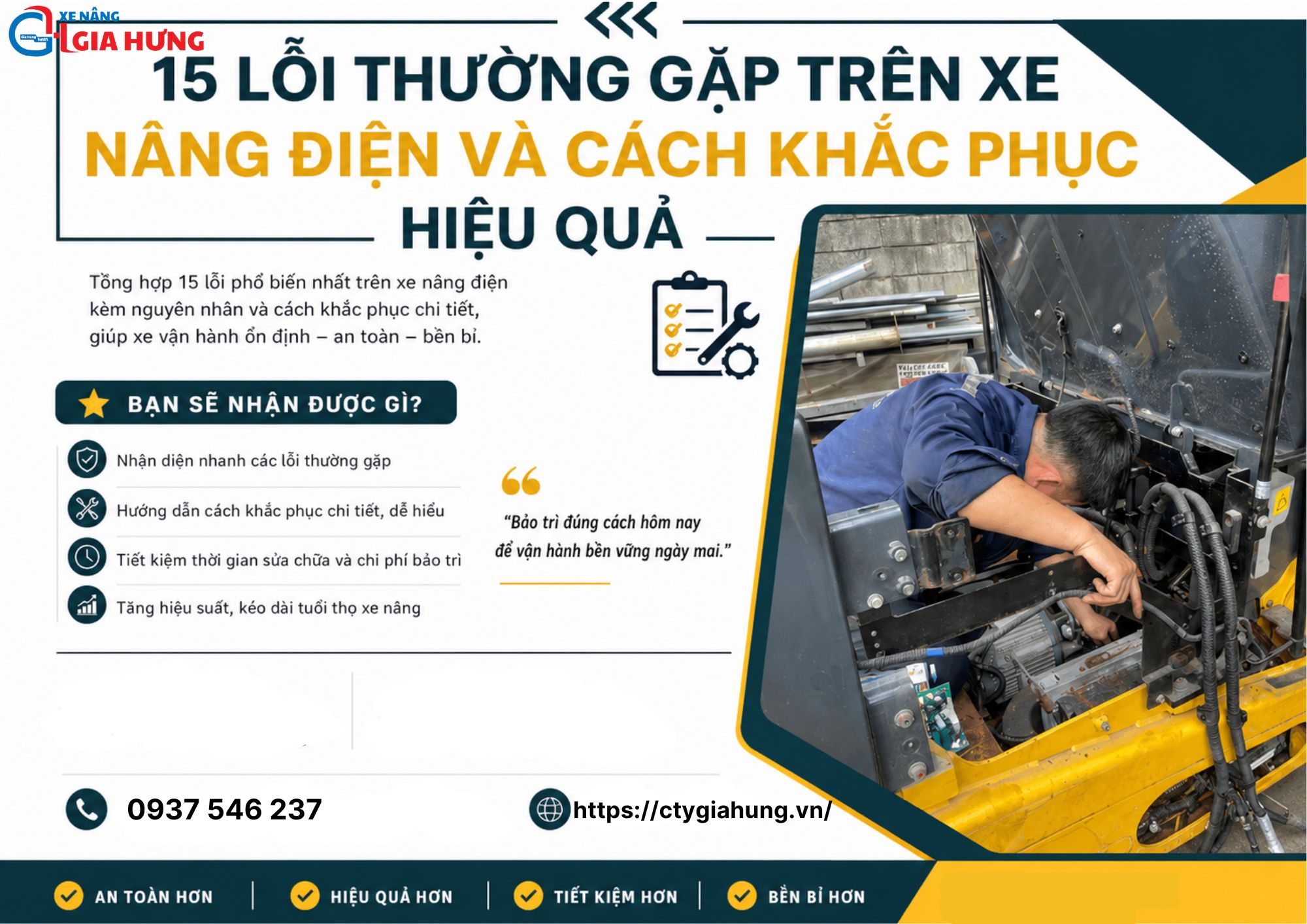 15 Lỗi Thường Gặp Trên Xe Nâng Điện Và Cách Khắc Phục Hiệu Quả.jpg